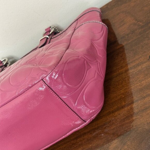 Coach Gallery Embossed Patent Leather Tote - Picture 9 of 12